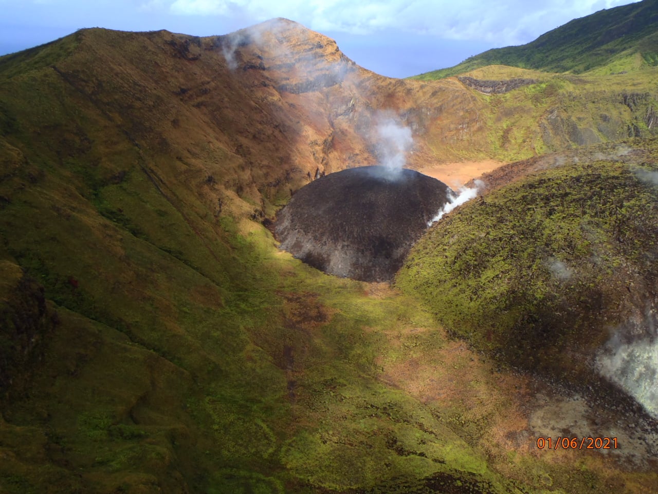 La Soufriere Volcano Gives St. Vincent a Break La Soufriere Volcano Gives St. Vincent a Break